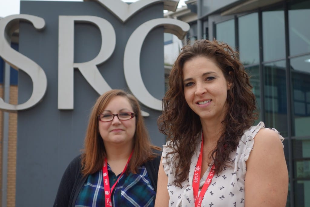 Rebecca Matthews and Pam Small