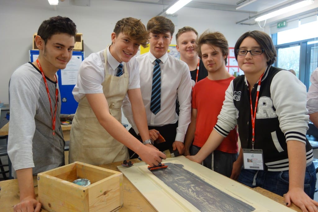 School visit paints a bright picture