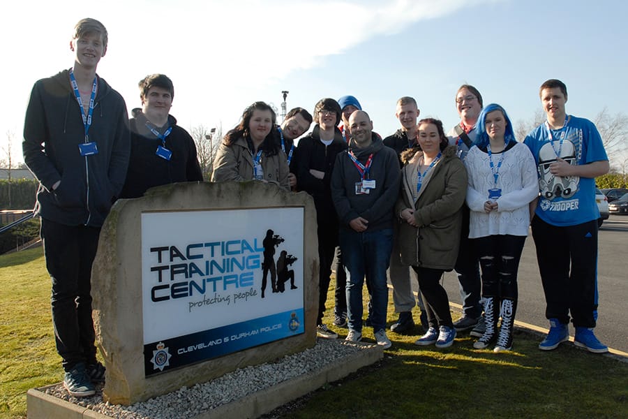 Stockton Riverside College's Prince's Trust Redcar Team