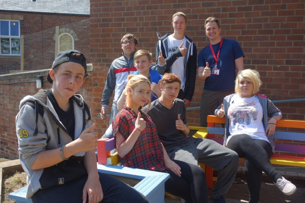 Lee Manley, back right, with the pervious Prince's Trust Bishop Auckland Team