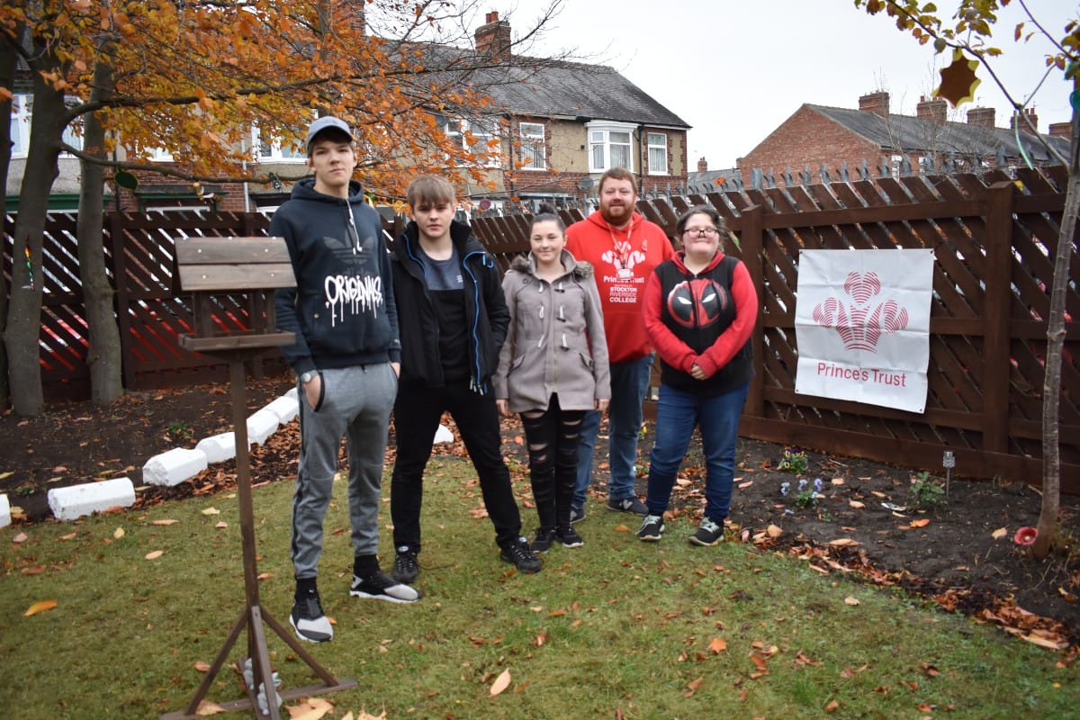 Prince’s Trust students spruce up local nursing home Stockton