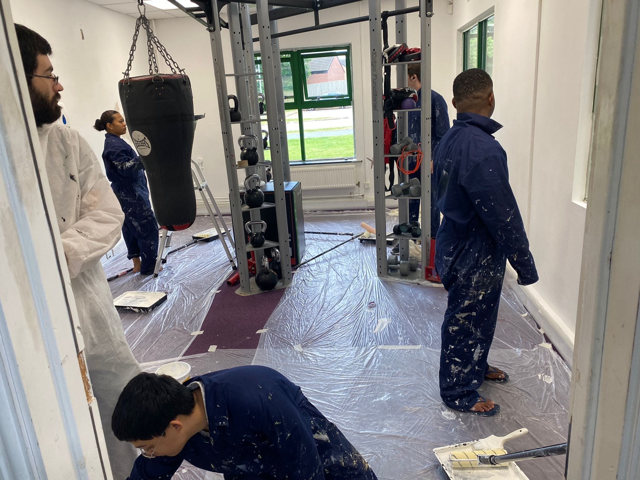 PT Students At Colburn Community Sports Centre 1