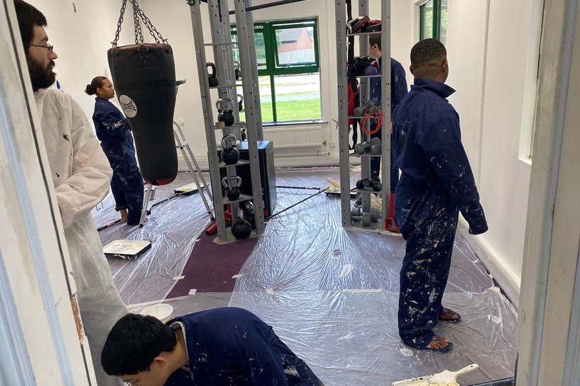 PT Students At Colburn Community Sports Centre 1