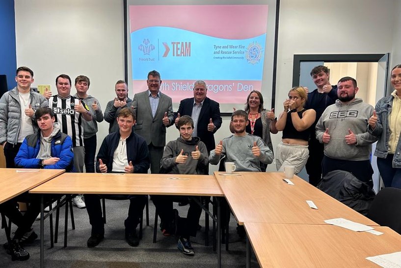 South Shields Prince's Trust Team With Freemasons John David Watts And Boyd Purser