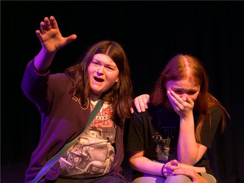 Stockton Riverside College Acting Students Performing Shout 2