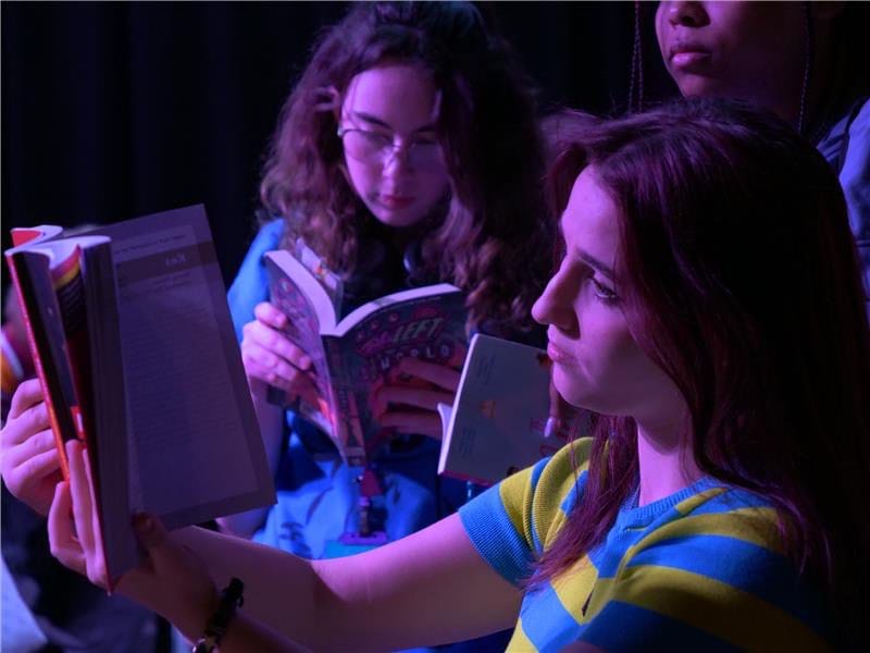 Stockton Riverside College Acting Students Performing Shout 4